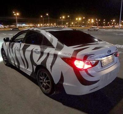 New Design Zebra Car Wrap Vinyl Film