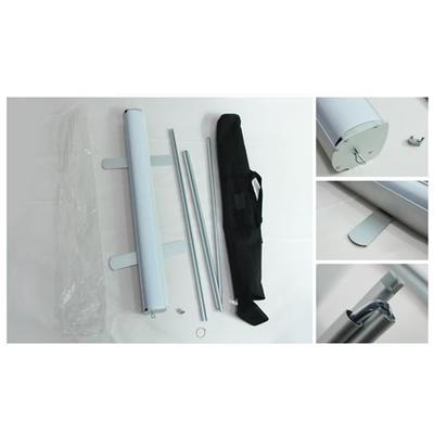 Roll up stands, made of aluminum, oxford carrying bag/set